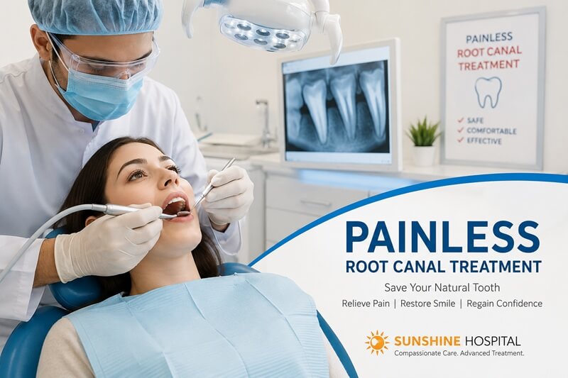 Painless Root Canal Treatment at Sunshine Hospital