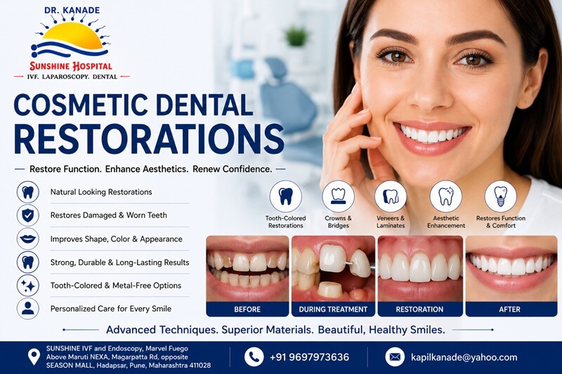 Cosmetic Dental Restorations in Pune