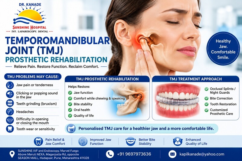 Temporomandibular Joint TMJ Prosthetic Rehabilitation in Pune